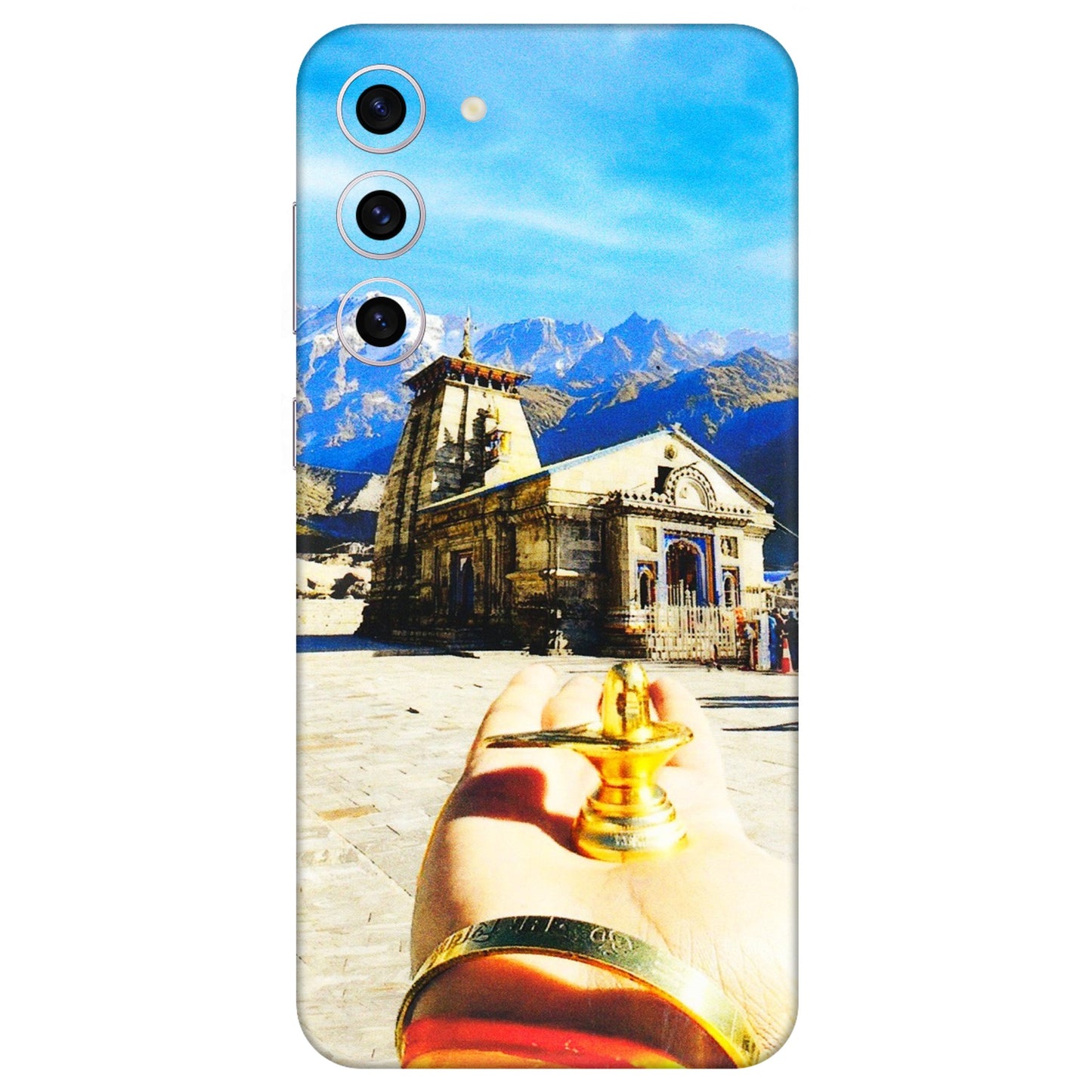 Samsung A/S Series Phone Skins (All Models) - Beauty of Kedarnath - 3D Embossed Finish (L-108) Samsung Galaxy S23 Plus (5G)