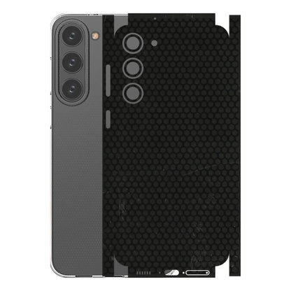 Samsung A/S Series Phone Skins (All Models) - Black honeycomb - 3D Embossed Finish (L-114) Samsung Galaxy S23 Plus (5G)