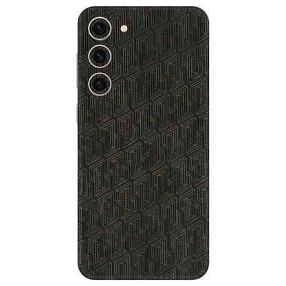 Samsung A/S Series Phone Skins (All Models) - Black Abstract Pattern - 3D Embossed Finish (L-117) Samsung Galaxy S23 Plus (5G)