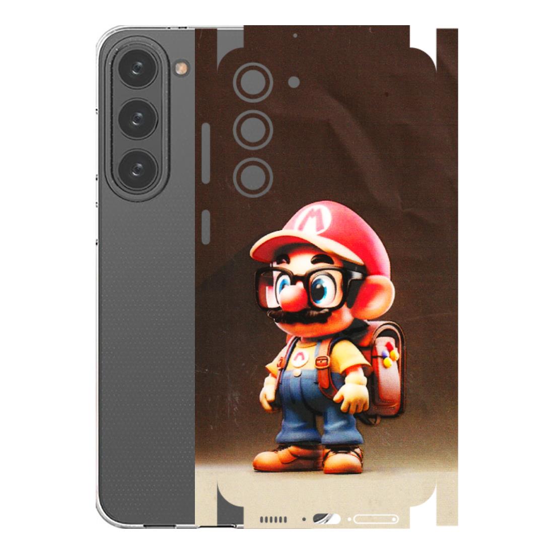 Samsung A/S Series Phone Skins (All Models) - Little Mario - 3D Embossed Finish (L-119) Samsung Galaxy S23 Plus (5G)