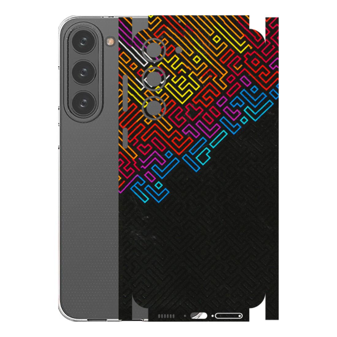 Samsung A/S Series Phone Skins (All Models) - Dotme Pattern Art - 3D Embossed Finish (L-121) Samsung Galaxy S23 Plus (5G)