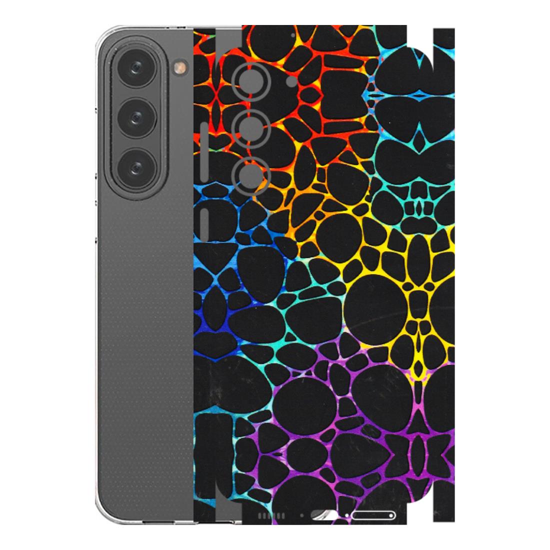 Samsung A/S Series Phone Skins (All Models) - Abstract Art MultiColour - 3D Embossed Finish (L-133) Samsung Galaxy S23 Plus (5G)