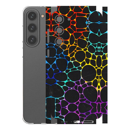 Samsung A/S Series Phone Skins (All Models) - Abstract Art MultiColour - 3D Embossed Finish (L-133) Samsung Galaxy S23 Plus (5G)