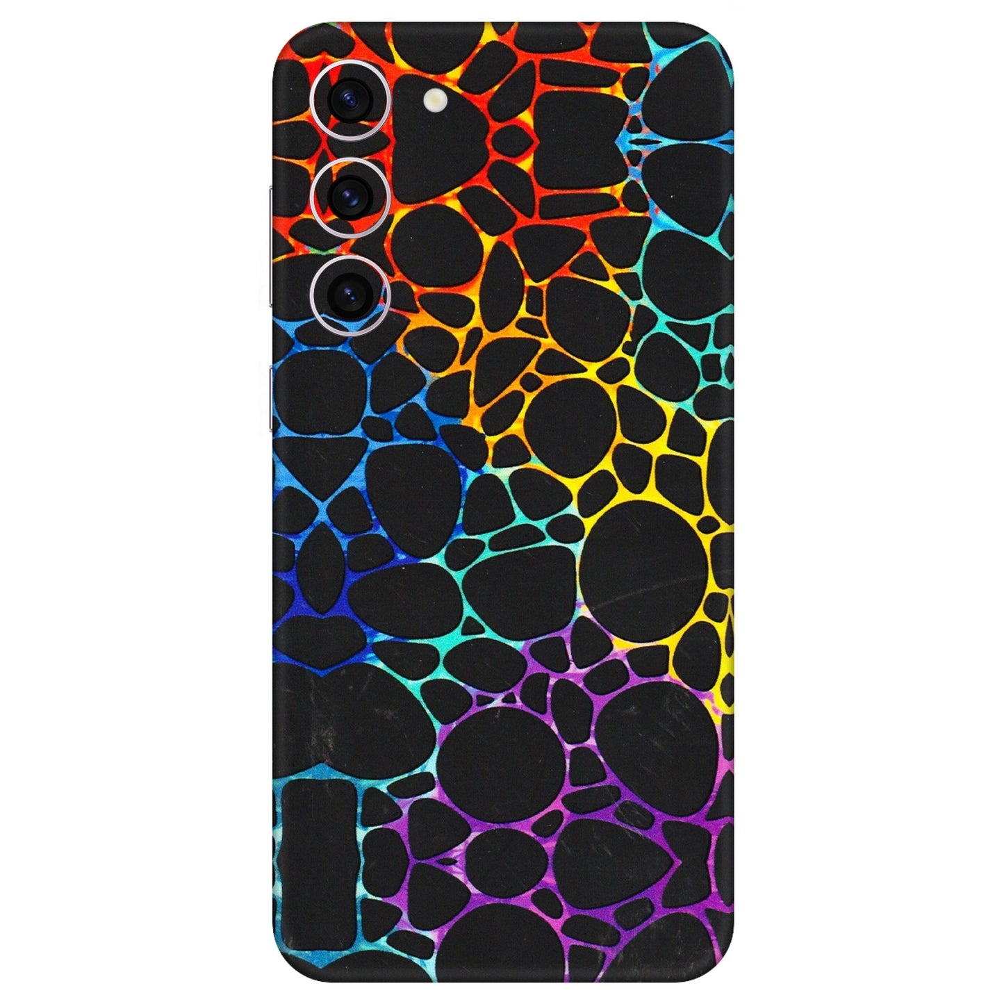 Samsung A/S Series Phone Skins (All Models) - Abstract Art MultiColour - 3D Embossed Finish (L-133) Samsung Galaxy S23 Plus (5G)