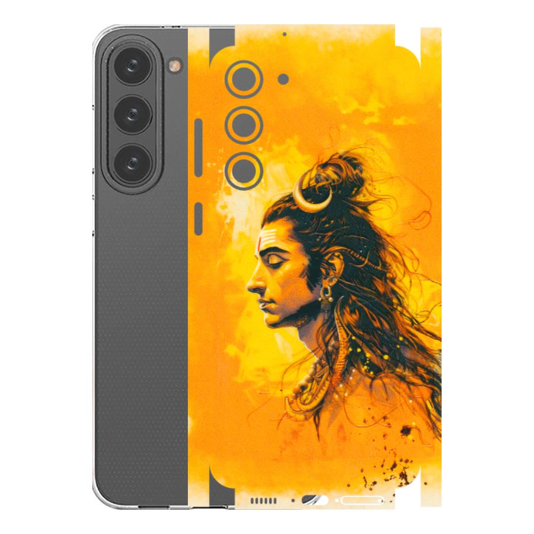 Samsung A/S Series Phone Skins (All Models) - Shiv Shakti - 3D Embossed Finish (L-14) Samsung Galaxy S23 Plus (5G)