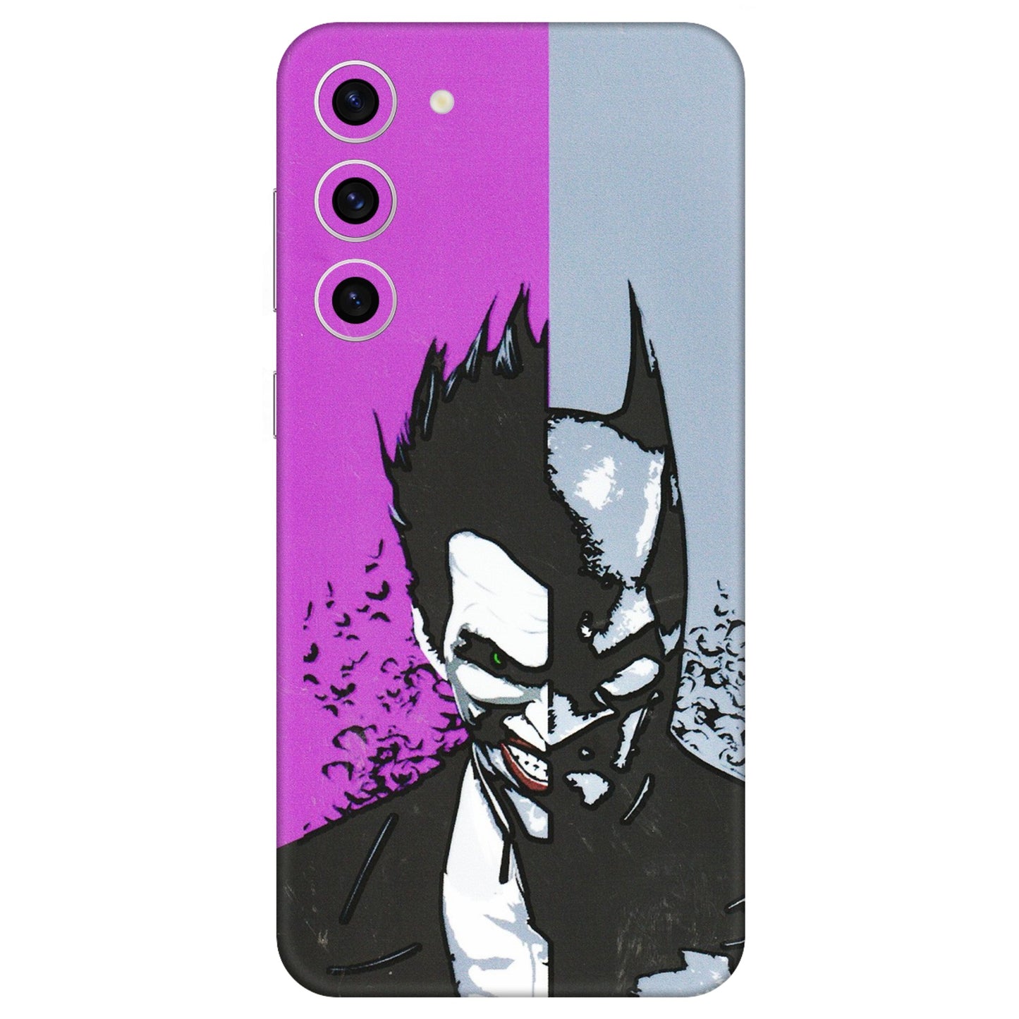 Samsung A/S Series Phone Skins (All Models) - Batman & Joker - 3D Embossed Finish (L-143) Samsung Galaxy S23 Plus (5G)