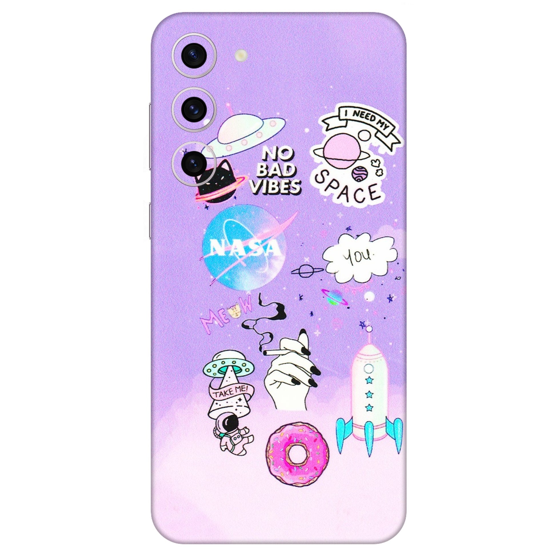 Samsung A/S Series Phone Skins (All Models) - I Need My Nasa Skin - 3D Embossed Finish (L-149) Samsung Galaxy S23 Plus (5G)