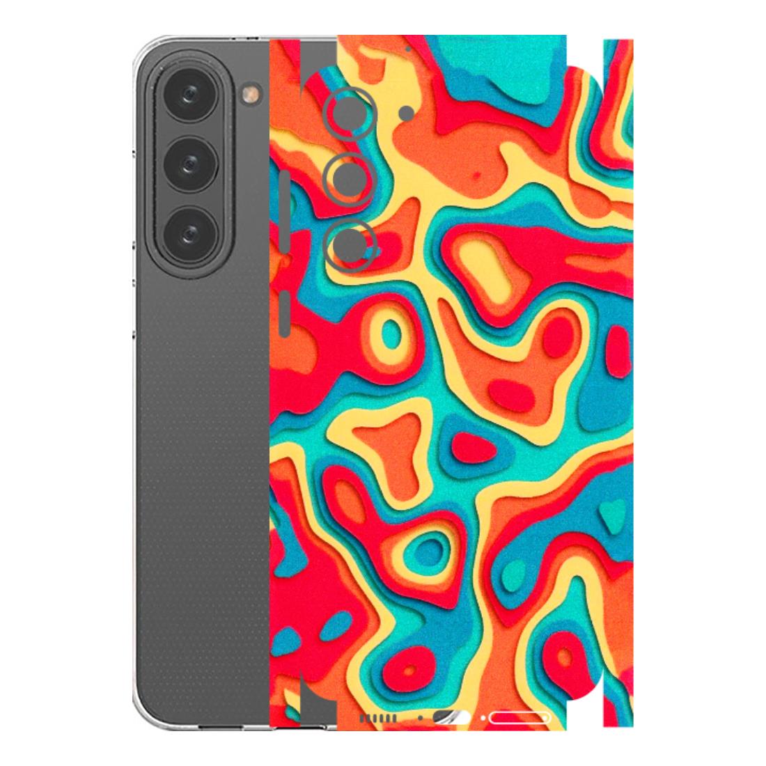 Samsung A/S Series Phone Skins (All Models) - Abstract Swirl - 3D Embossed Finish (L-150) Samsung Galaxy S23 Plus (5G)