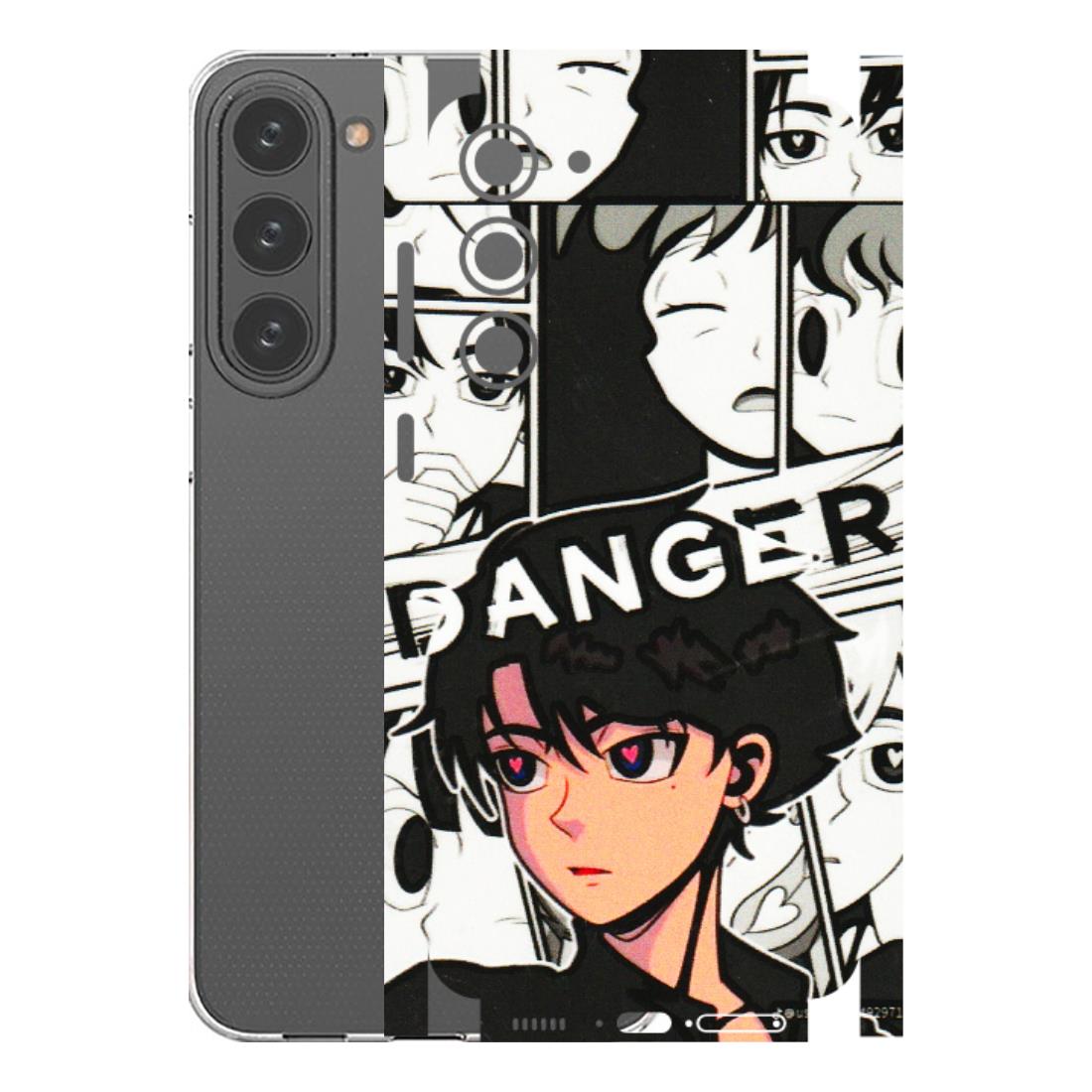 Samsung A/S Series Phone Skins (All Models) - Danger Anime - 3D Embossed Finish (L-155) Samsung Galaxy S23 Plus (5G)