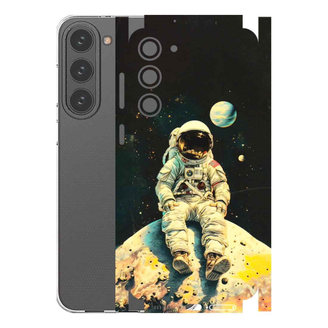 Samsung A/S Series Phone Skins (All Models) - Astronaut in Space - 3D Embossed Finish (L-16) Samsung Galaxy S23 Plus (5G)