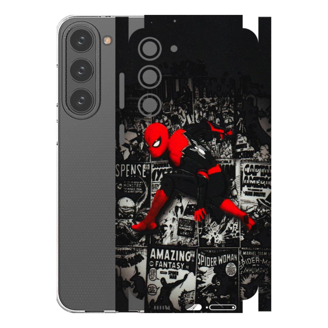 Samsung A/S Series Phone Skins (All Models) - SpiderMan New - 3D Embossed Finish (L-162) Samsung Galaxy S23 Plus (5G)
