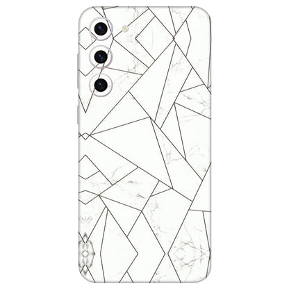 Samsung A/S Series Phone Skins (All Models) - Luxury White Marble Effect - 3D Embossed Finish (L-168) Samsung Galaxy S23 Plus (5G)