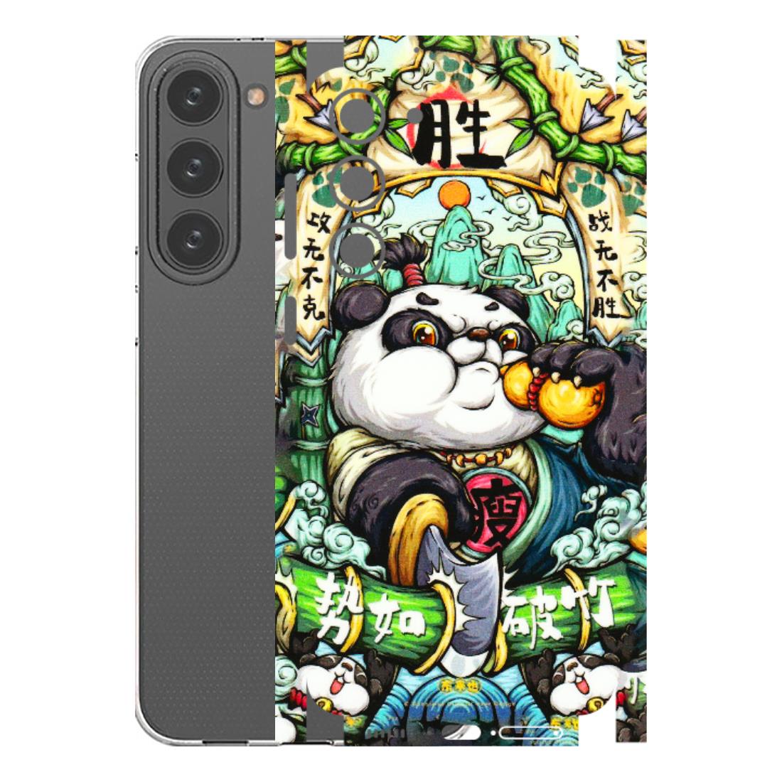 Samsung A/S Series Phone Skins (All Models) - Royal Rich Panda - 3D Embossed Finish (L-170) Samsung Galaxy S23 Plus (5G)