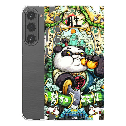 Samsung A/S Series Phone Skins (All Models) - Royal Rich Panda - 3D Embossed Finish (L-170) Samsung Galaxy S23 Plus (5G)