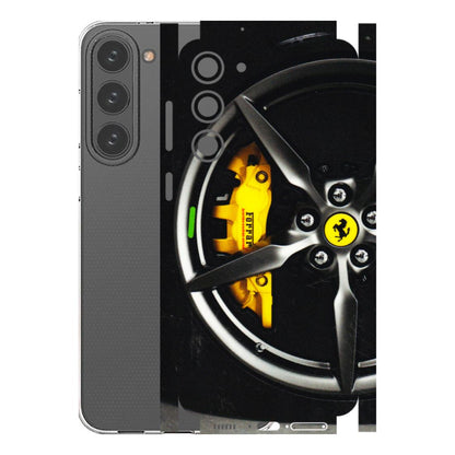 Samsung A/S Series Phone Skins (All Models) - Ferrari Wheel Alloy - 3D Embossed Finish (L-173) Samsung Galaxy S23 Plus (5G)