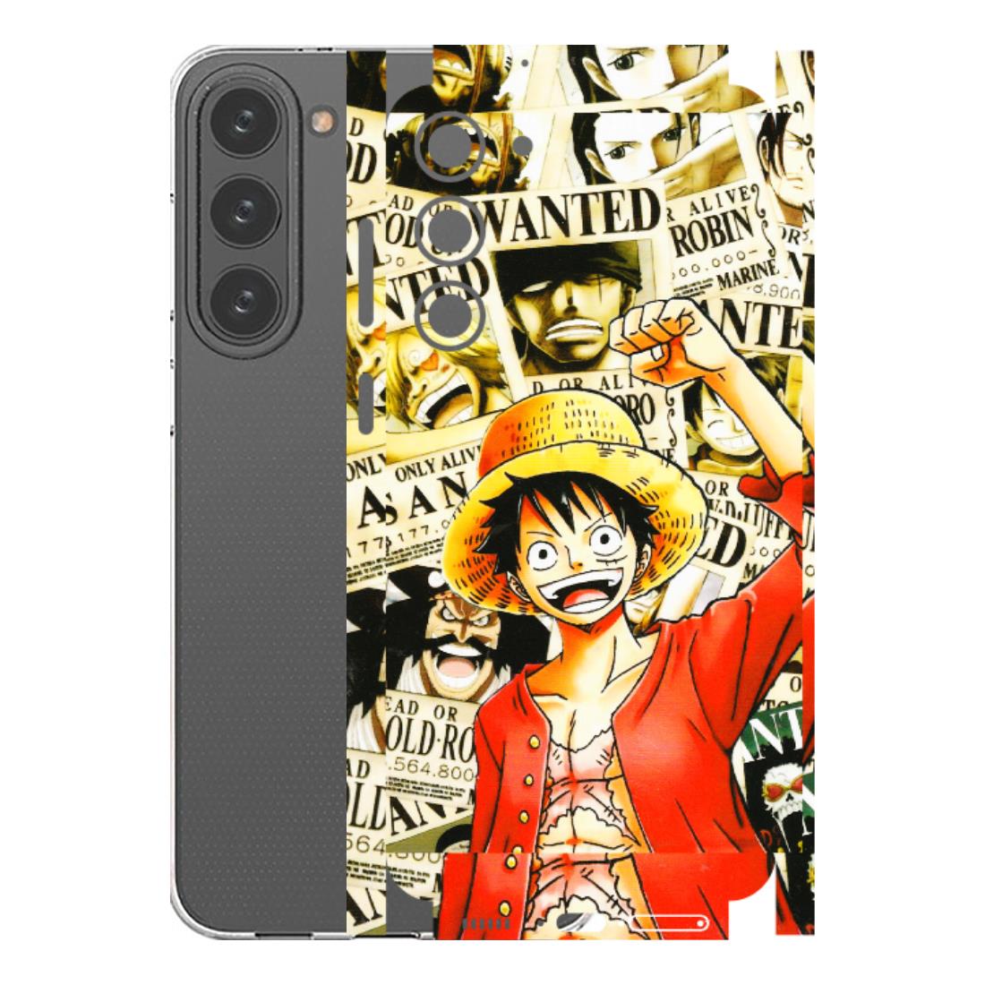 Samsung A/S Series Phone Skins (All Models) - Luffy Anime - 3D Embossed Finish (L-177) Samsung Galaxy S23 Plus (5G)