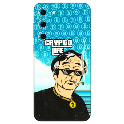 Samsung A/S Series Phone Skins (All Models) - Crypto Thug Life - 3D Embossed Finish (L-179) Samsung Galaxy S23 Plus (5G)