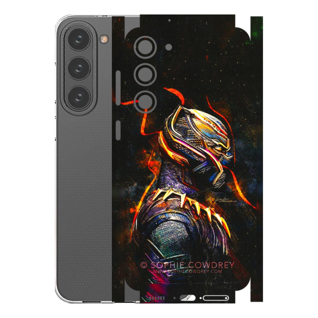 Samsung A/S Series Phone Skins (All Models) - Black Panther - 3D Embossed Finish (L-190) Samsung Galaxy S23 Plus (5G)