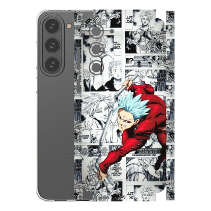 Samsung A/S Series Phone Skins (All Models) - Anime Comic - 3D Embossed Finish (L-192) Samsung Galaxy S23 Plus (5G)