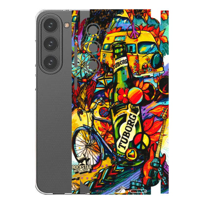 Samsung A/S Series Phone Skins (All Models) - Cool Beer Bottle - 3D Embossed Finish (L-193) Samsung Galaxy S23 Plus (5G)