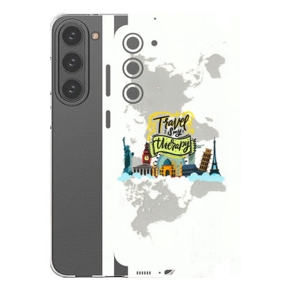 Samsung A/S Series Phone Skins (All Models) - Travel Therapy - 3D Embossed Finish (L-199) Samsung Galaxy S23 Plus (5G)