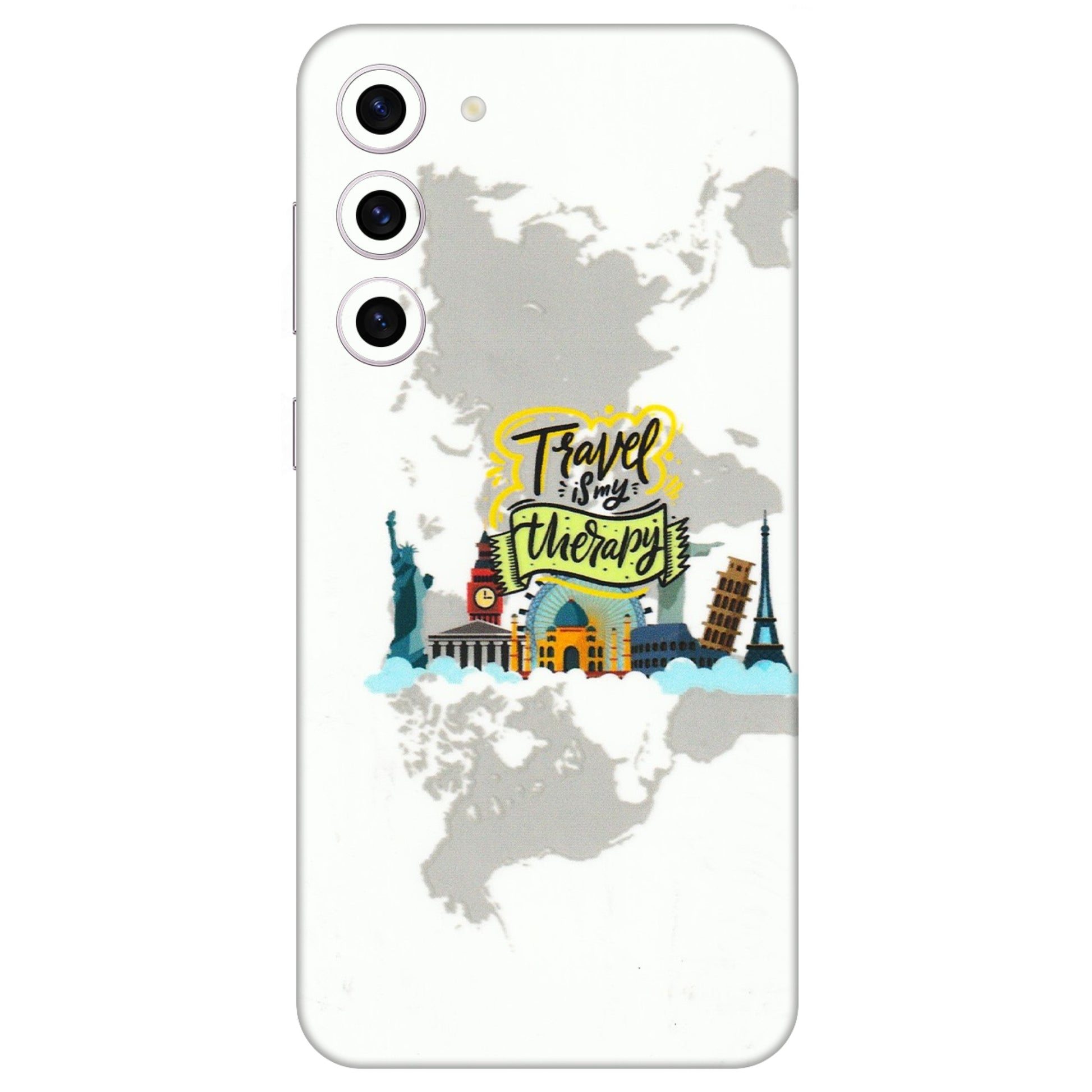 Samsung A/S Series Phone Skins (All Models) - Travel Therapy - 3D Embossed Finish (L-199) Samsung Galaxy S23 Plus (5G)