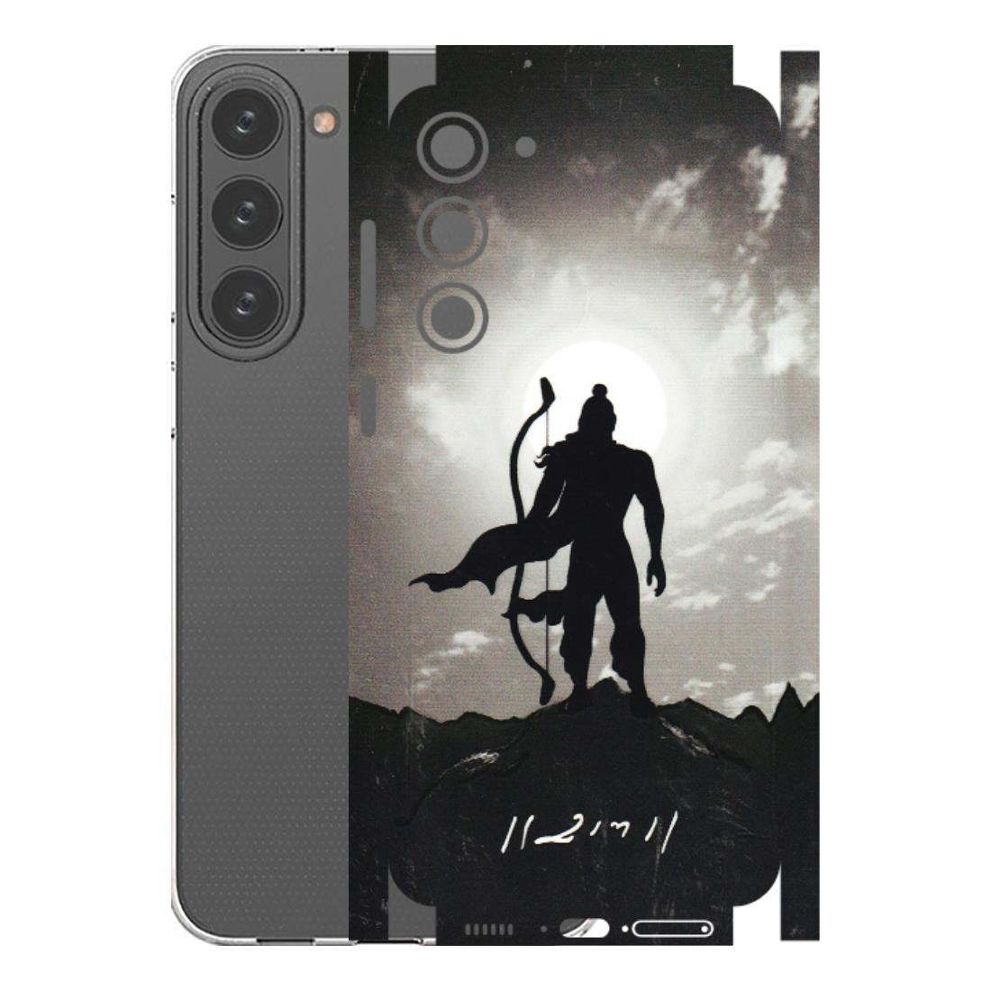 Samsung A/S Series Phone Skins (All Models) - Jai Siya Ram - 3D Embossed Finish (L-200) Samsung Galaxy S23 Plus (5G)