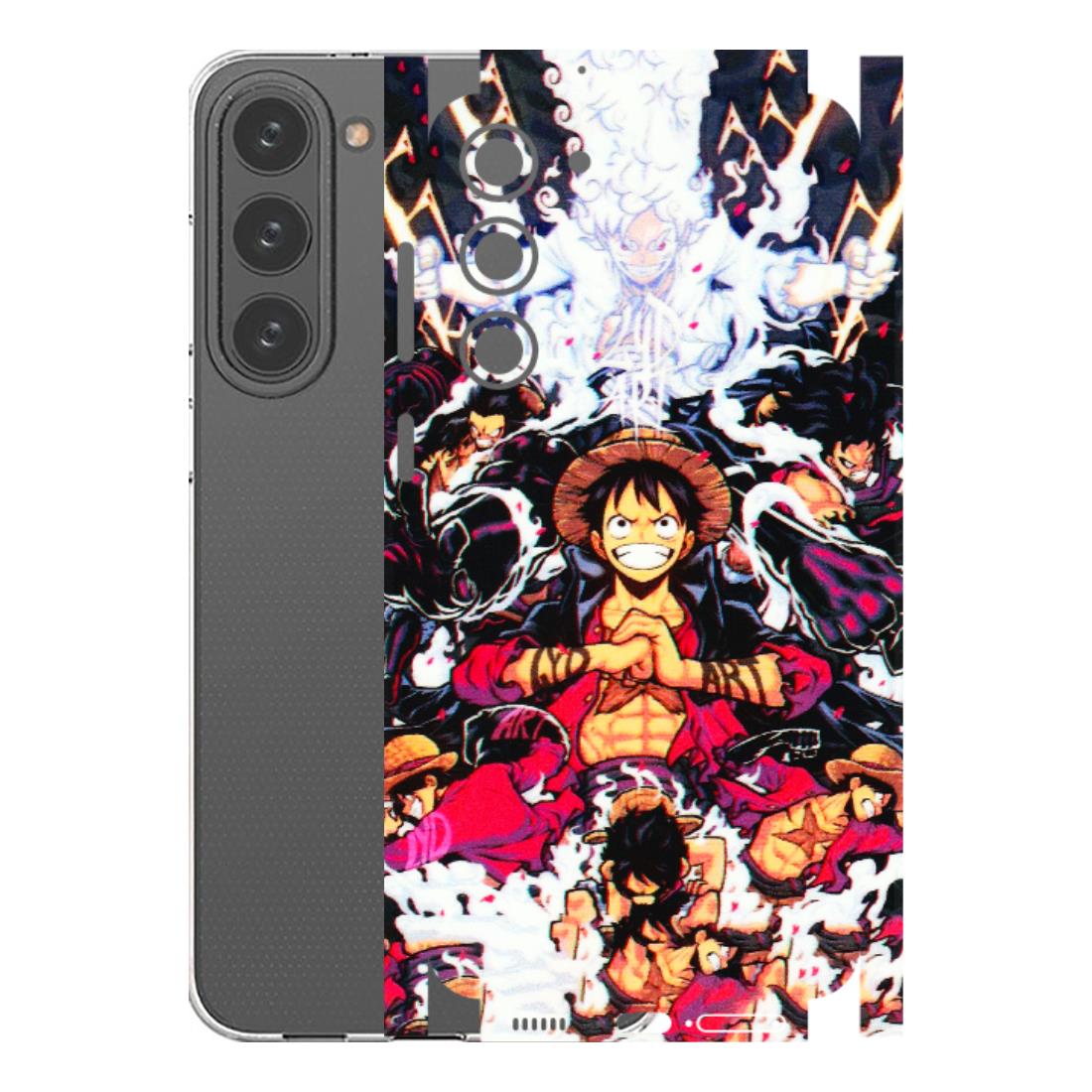 Samsung A/S Series Phone Skins (All Models) - Luffy Anime Character - 3D Embossed Finish (L-203) Samsung Galaxy S23 Plus (5G)