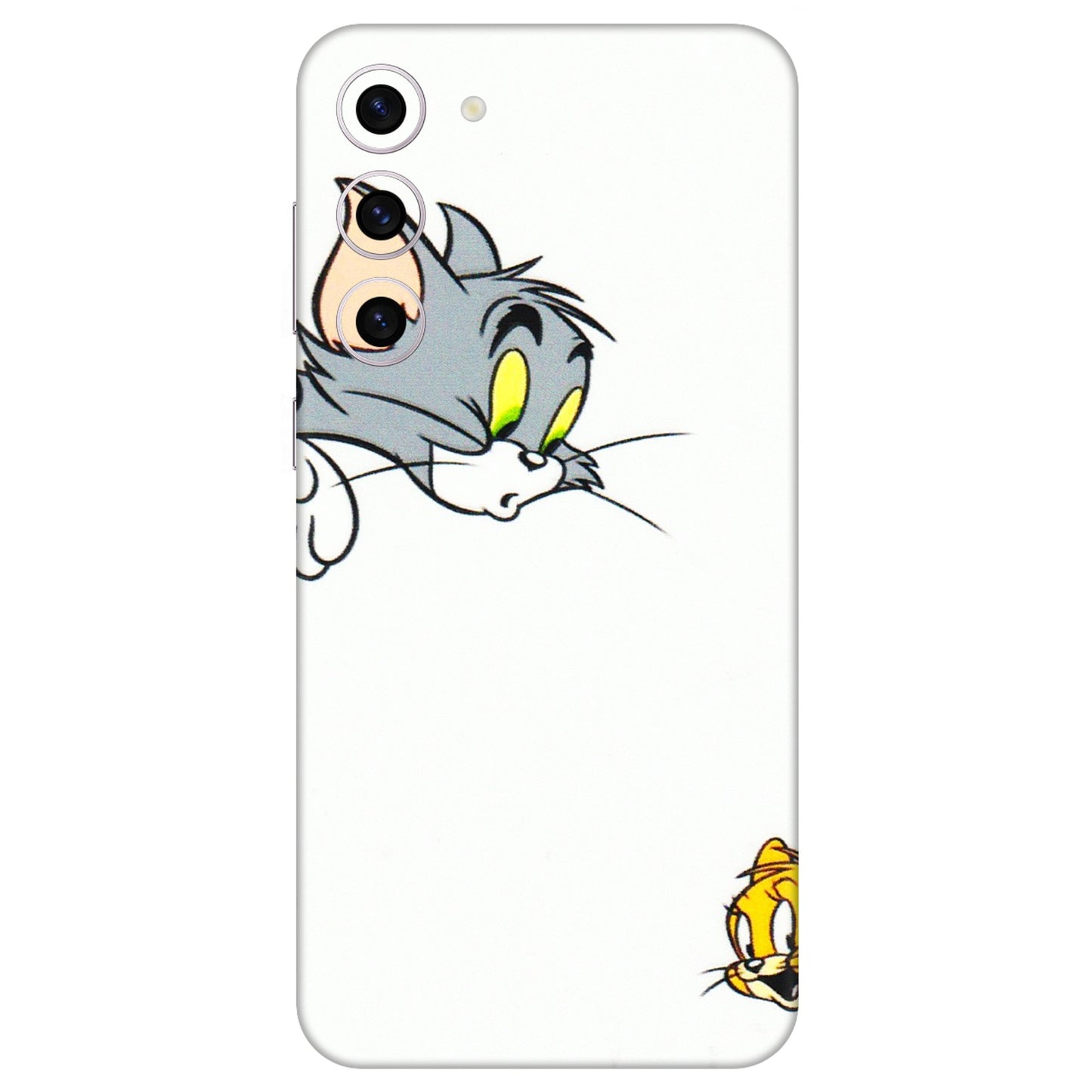 Samsung A/S Series Phone Skins (All Models) - Cute Tom And Jerry - 3D Embossed Finish (L-220) Samsung Galaxy S23 Plus (5G)