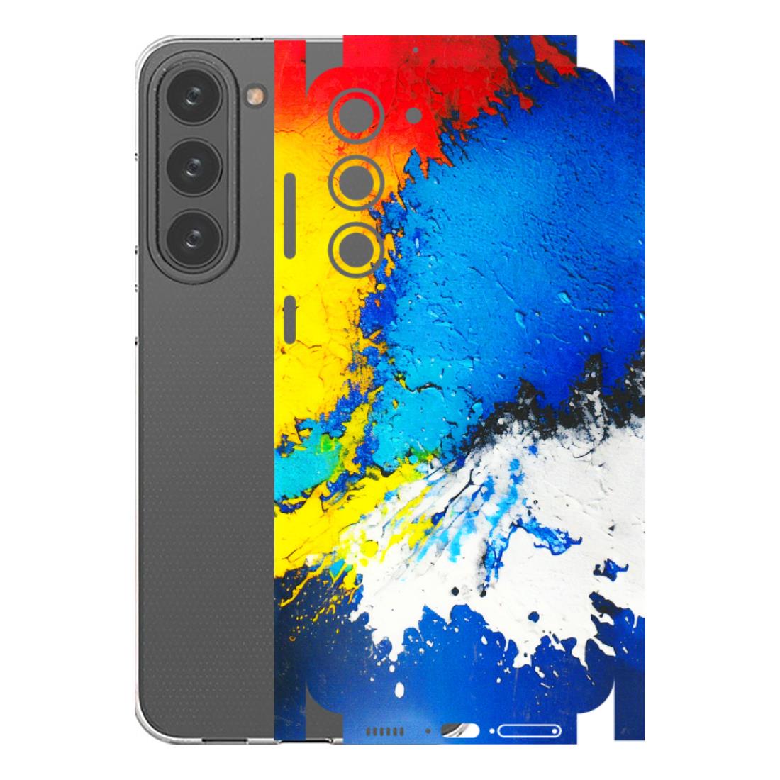 Samsung A/S Series Phone Skins (All Models) - Acrylic Paint Spill - 3D Embossed Finish (L-229) Samsung Galaxy S23 Plus (5G)