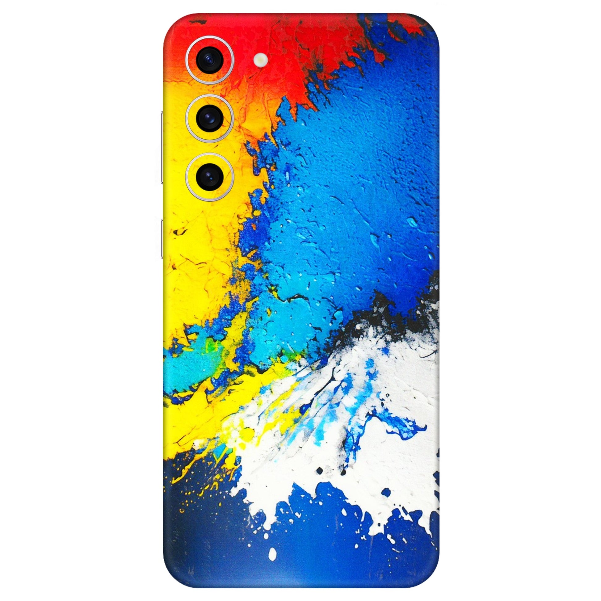 Samsung A/S Series Phone Skins (All Models) - Acrylic Paint Spill - 3D Embossed Finish (L-229) Samsung Galaxy S23 Plus (5G)