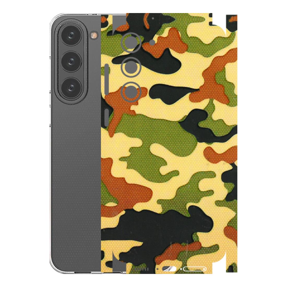 Samsung A/S Series Phone Skins (All Models) - Indian Military - 3D Embossed Finish (L-234) Samsung Galaxy S23 Plus (5G)