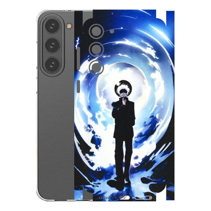 Samsung A/S Series Phone Skins (All Models) - Satoru Gojo Dark Blue - 3D Embossed Finish (L-235) Samsung Galaxy S23 Plus (5G)