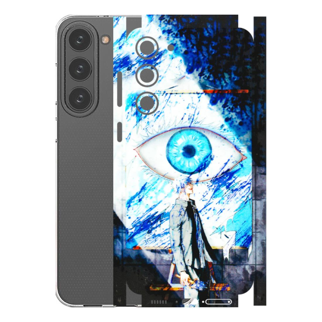 Samsung A/S Series Phone Skins (All Models) - Gojo Satoru evil eye - 3D Embossed Finish (L-239) Samsung Galaxy S23 Plus (5G)