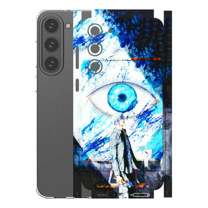 Samsung A/S Series Phone Skins (All Models) - Gojo Satoru evil eye - 3D Embossed Finish (L-239) Samsung Galaxy S23 Plus (5G)