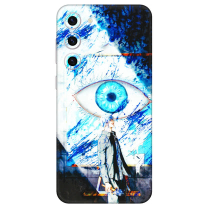 Samsung A/S Series Phone Skins (All Models) - Gojo Satoru evil eye - 3D Embossed Finish (L-239) Samsung Galaxy S23 Plus (5G)