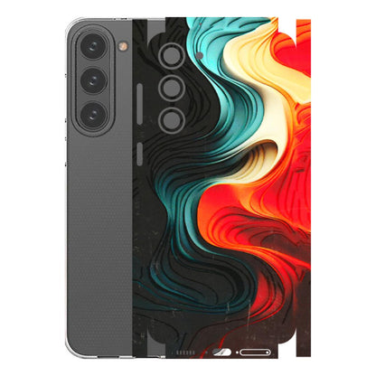 Samsung A/S Series Phone Skins (All Models) - The Silky Swirl - 3D Embossed Finish (L-240) Samsung Galaxy S23 Plus (5G)