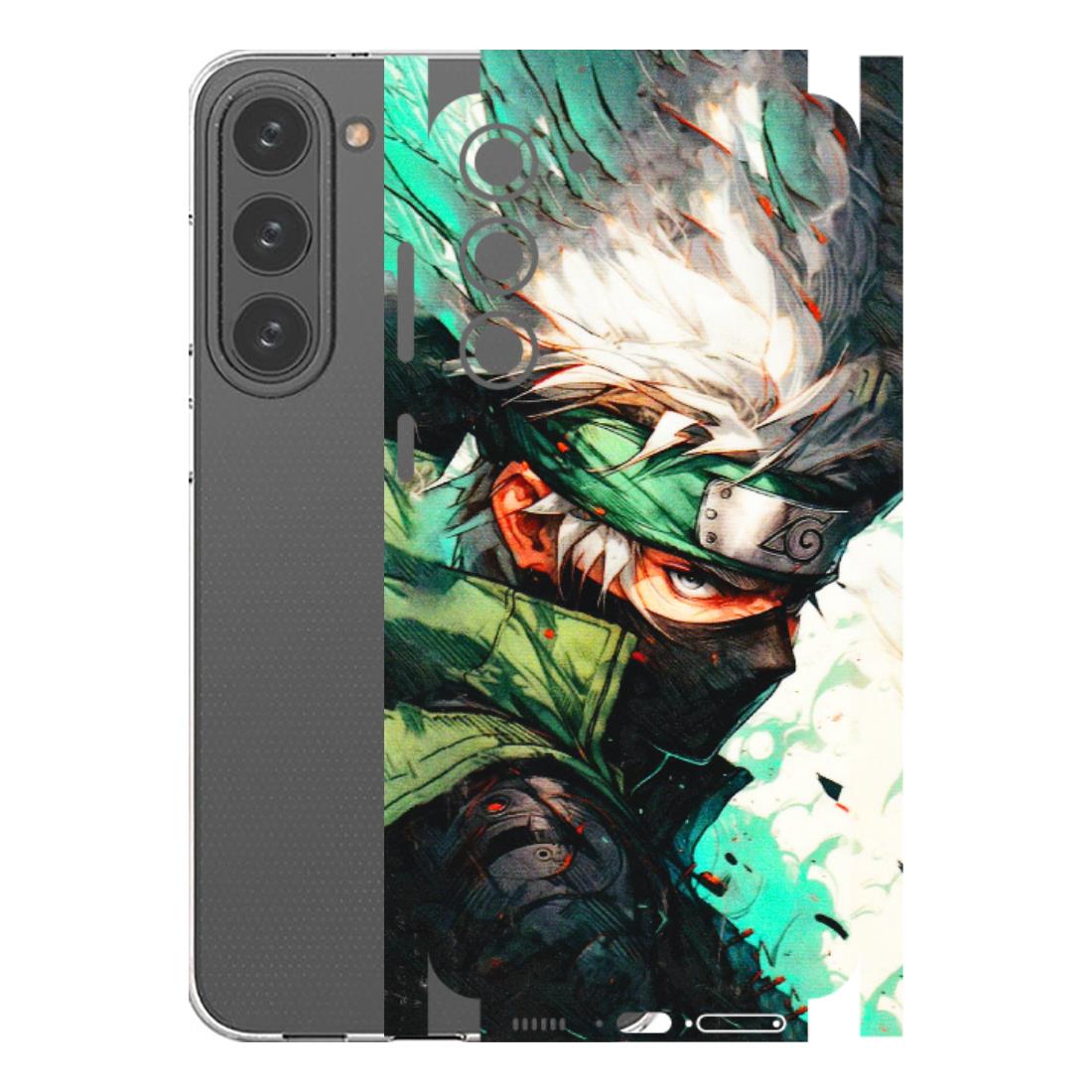 Samsung A/S Series Phone Skins (All Models) - Kakashi Side Profile - 3D Embossed Finish (L-249) Samsung Galaxy S23 Plus (5G)
