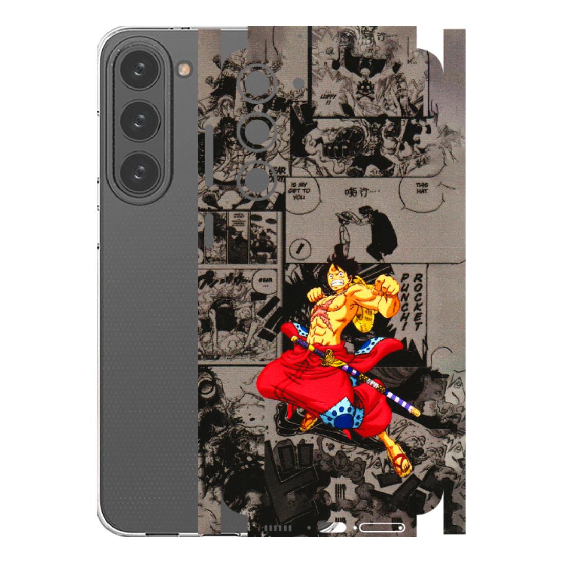 Samsung A/S Series Phone Skins (All Models) - One Piece Rocket Punch Manga - 3D Embossed Finish (L-25) Samsung Galaxy S23 Plus (5G)