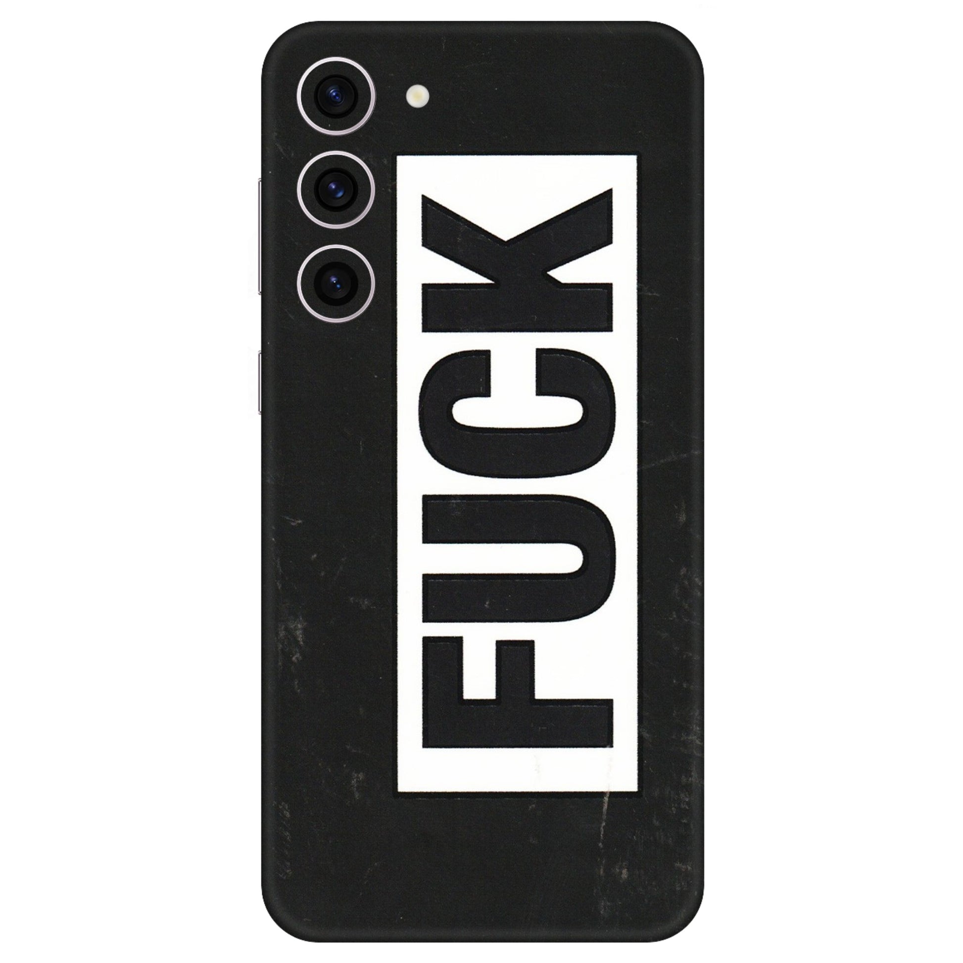 Samsung A/S Series Phone Skins (All Models) - The F Word - 3D Embossed Finish (L-255) Samsung Galaxy S23 Plus (5G)