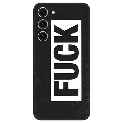 Samsung A/S Series Phone Skins (All Models) - The F Word - 3D Embossed Finish (L-255) Samsung Galaxy S23 Plus (5G)