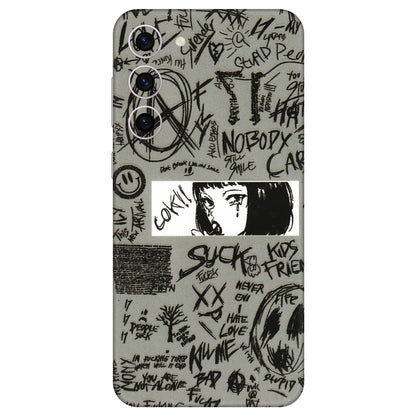 Samsung A/S Series Phone Skins (All Models) - Never Have Love Anime - 3D Embossed Finish (L-260) Samsung Galaxy S23 Plus (5G)
