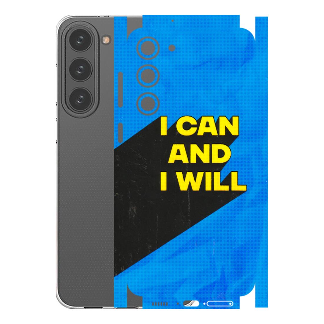 Samsung A/S Series Phone Skins (All Models) - I Can And I Will - 3D Embossed Finish (L-281) Samsung Galaxy S23 Plus (5G)