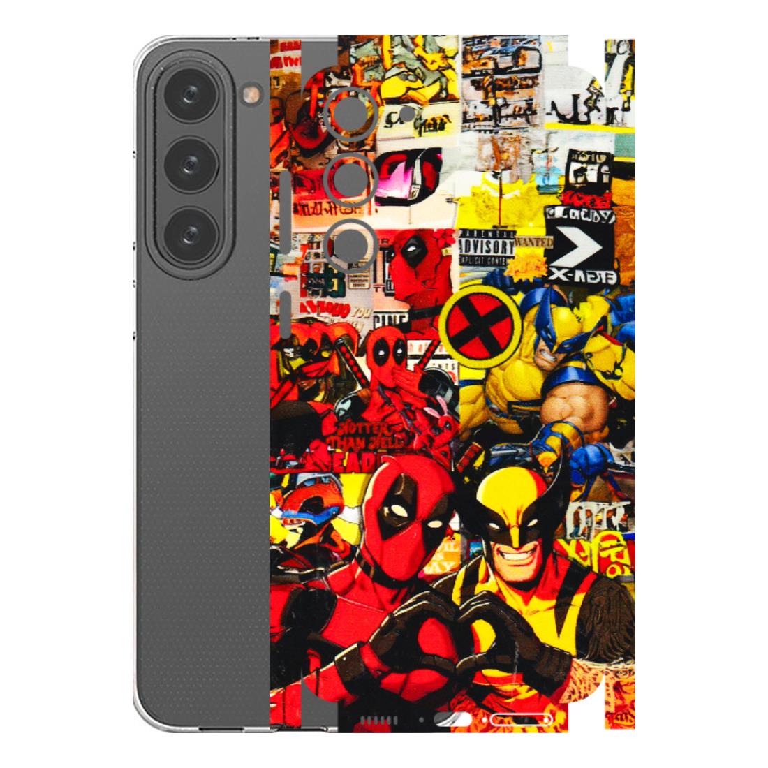 Samsung A/S Series Phone Skins (All Models) - Spidy Wolverine - 3D Embossed Finish (L-310) Samsung Galaxy S23 Plus (5G)