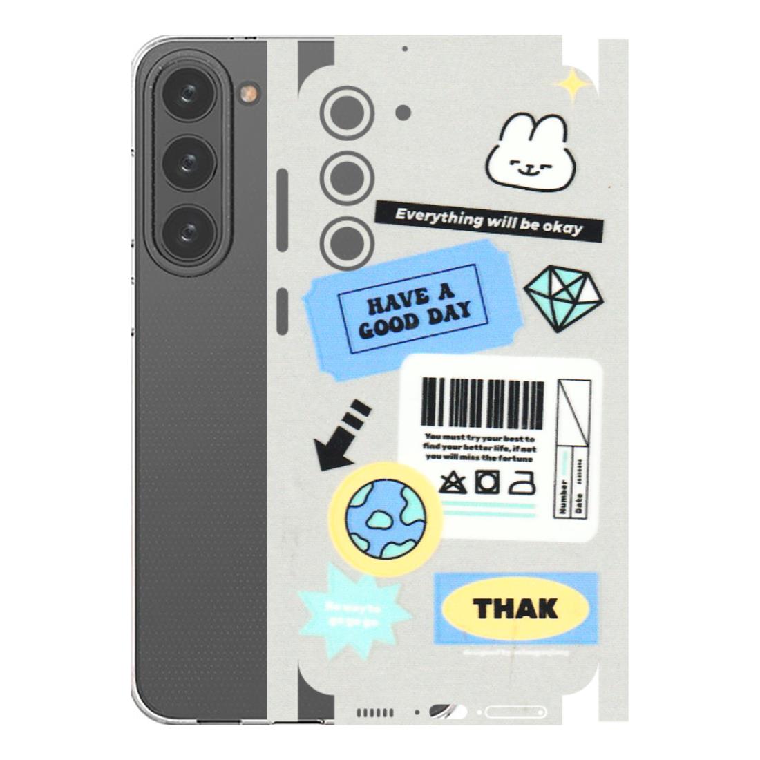 Samsung A/S Series Phone Skins (All Models) - Will Be Okay Design - 3D Embossed Finish (L-316) Samsung Galaxy S23 Plus (5G)