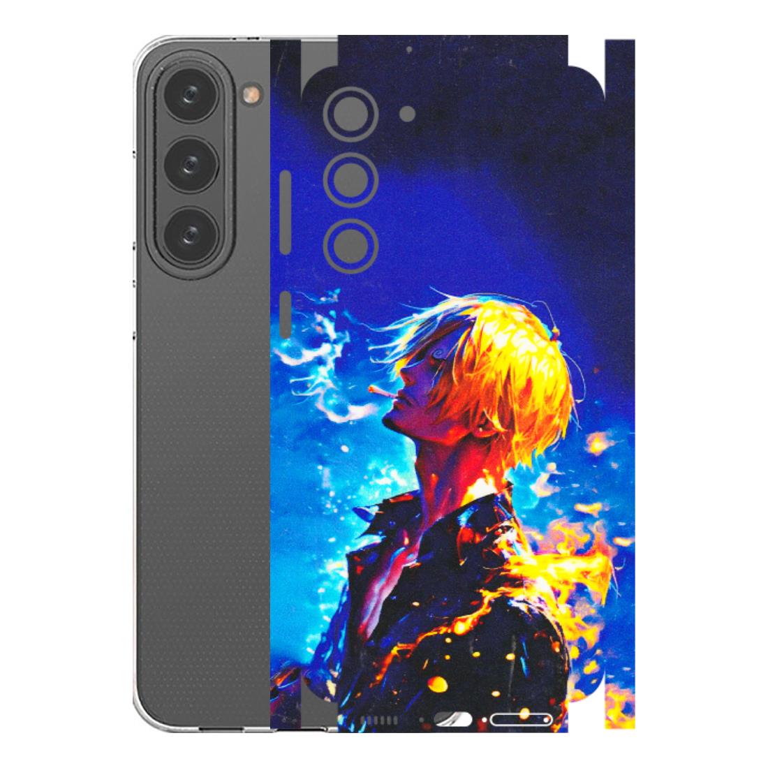 Samsung A/S Series Phone Skins (All Models) - Sanji Vinsmoke One Piece - 3D Embossed Finish (L-319) Samsung Galaxy S23 Plus (5G)