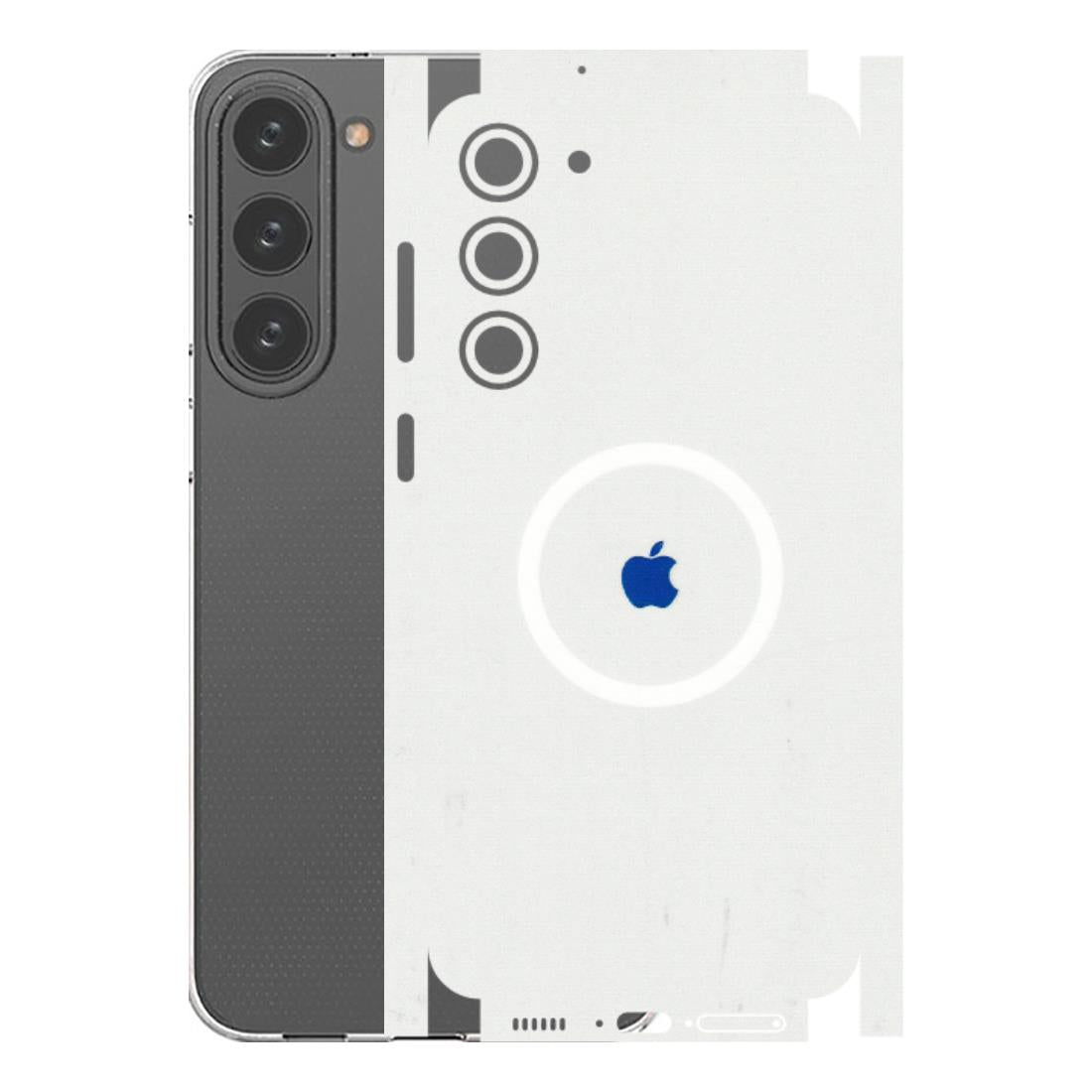 Samsung A/S Series Phone Skins (All Models) - iPhone Magsafe Logo - 3D Embossed Finish (L-320) Samsung Galaxy S23 Plus (5G)