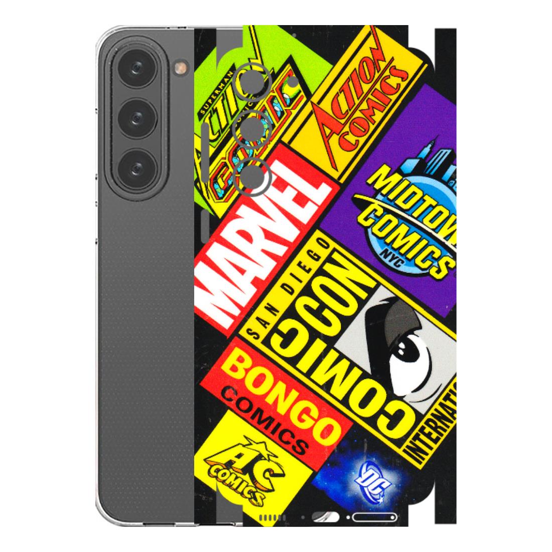 Samsung A/S Series Phone Skins (All Models) - Bongo Comic Con - 3D Embossed Finish (L-325) Samsung Galaxy S23 Plus (5G)