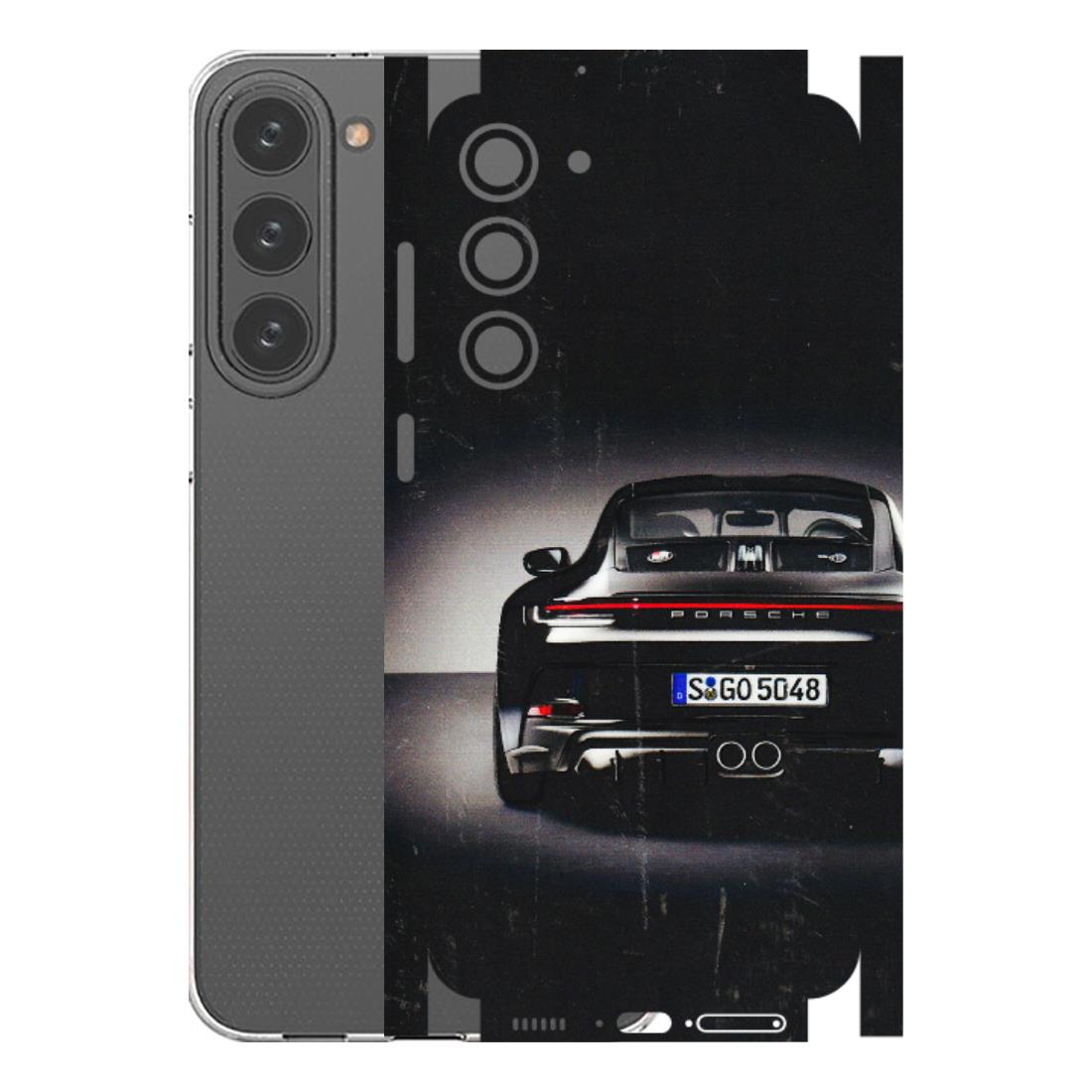 Samsung A/S Series Phone Skins (All Models) - New Black Porsche GT3 - 3D Embossed Finish (L-327) Samsung Galaxy S23 Plus (5G)