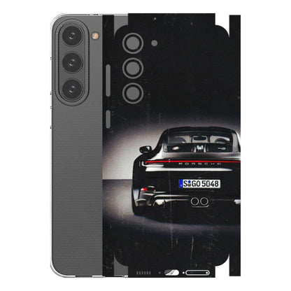 Samsung A/S Series Phone Skins (All Models) - New Black Porsche GT3 - 3D Embossed Finish (L-327) Samsung Galaxy S23 Plus (5G)